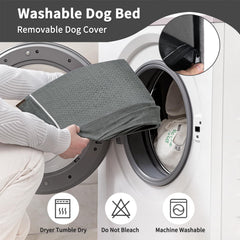 WESTERN HOME large dog bed removable cover for easy machine washing.