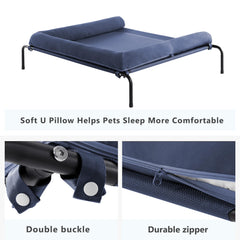 WESTERN HOME removable waterproof bolster for easy cleaning after outdoor use