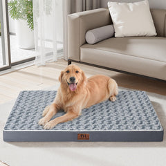 WESTERN HOME WH XL dog bed rose plush cover shows removable, easy-clean design for convenience