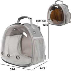 WEVONIGU beard dragon travel backpack with harness and leash for secure outdoor adventures.