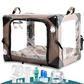 WhaleSing Pet Oxygen Cage small 21x16x16 compact for home use.