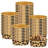Whaline disposable feeding bowls with cute Kraft pattern for mess-free meals.
