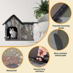 WHDPETS removable sleeping mat adds warmth and comfort for winter naps.