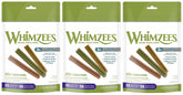 Whimzees Stix three-count bundle for dental care during chew time.
