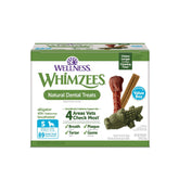 Whimzees Wellness value box packaging with full set for daily dog dental care.