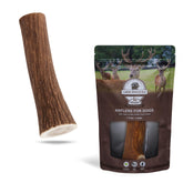 WhiteTail Naturals elk-antler-large-dog-chew-01 shows a durable, long-lasting chew for large dogs.