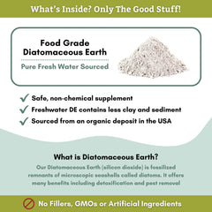 Wholistic Pet Organics Diatomaceous Earth supports digestive routines in dogs and cats