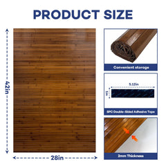 Wibeelee bamboo crate topper closegrain highlights natural grain and easy-clean surface