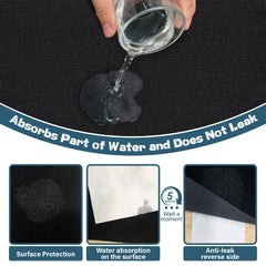 Wibeelee non-slip back design keeps mat in place during play.