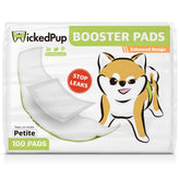 WICKEDPUP dog diaper liners 100ct packaging for easy daily use and cleanups
