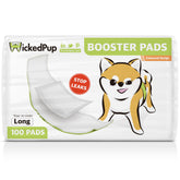 WICKEDPUP dog diaper liners 100ct pack provide reliable protection to prevent leaks.