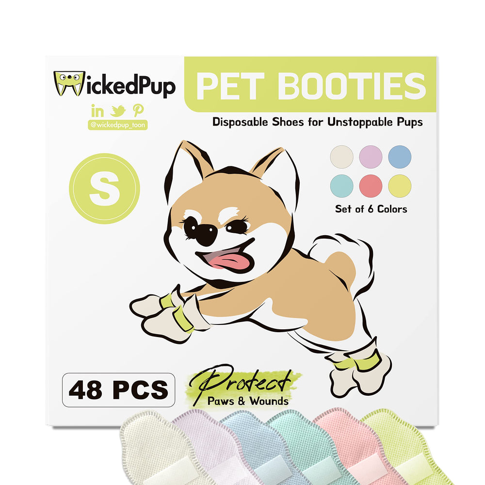 WICKEDPUP paw booties on heat pavement shield paws from hot surfaces