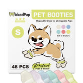 WICKEDPUP paw booties on heat pavement shield paws from hot surfaces