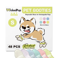 WICKEDPUP paw booties on heat pavement shield paws from hot surfaces