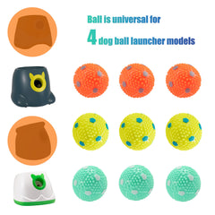 WIGGLYTAIL tennis ball close-up highlights bounce-friendly surface.