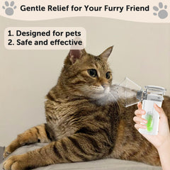 WIKSRY Cat Nebulizer mask, pet-friendly fit improves comfort during sessions