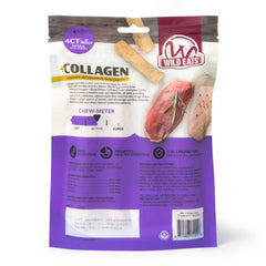 Wild Eats duck-flavor cheek roll closeup highlighting chewy texture for training