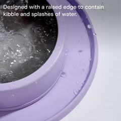 Wild One placemat with non-slip base keeps bowls steady during meals.
