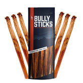 Wild Wolf CollaBully Sticks 12in pack front for a satisfying dog chew and flavor boost.