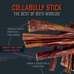Wild Wolf CollaBully sticks USA lab-testing badge signals quality.