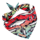 Wilderdog dog bandana soft mesh fabric for breathable comfort.
