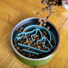 Top rack safe Wilderdog Slow Feeder Bowl cleans easily after meals.