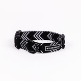 Wilderdog Ultralight Collar Orca closeup shows featherweight nylon and sturdy construction for daily wear.