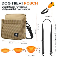 WILDOMS dog clicker included for consistent training cues on walks