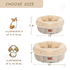 WINDRACING cat bed anti slip bottom stays in place on floors