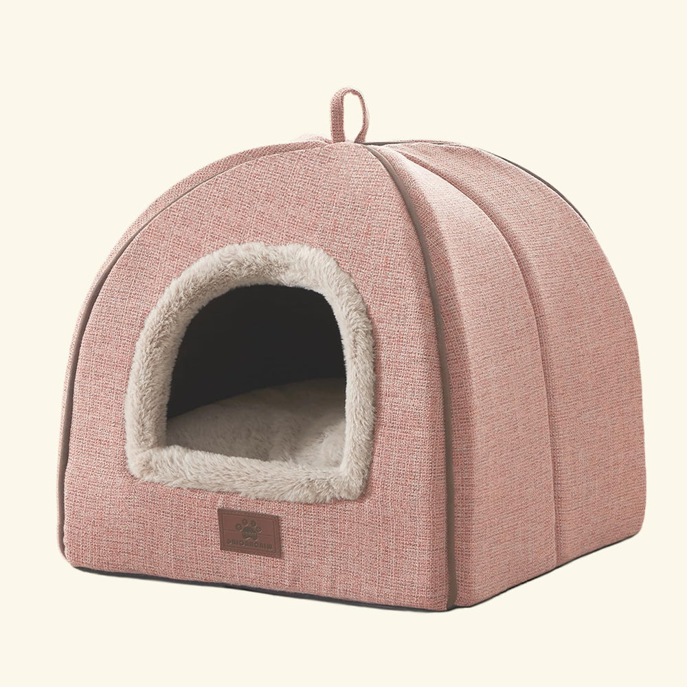 Windracing cat bed arch top offers extra space for curled naps
