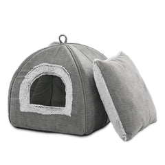 WINDRACING Cat Bed Cave with arched design provides a spacious interior for relaxing and stretching.