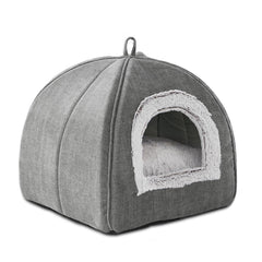 WINDRACING Cat Bed Cave inside view offers a cozy retreat for indoor cats.