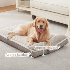 WINDRACING dog bed vacuum pack shows easy setup and quick shape recovery