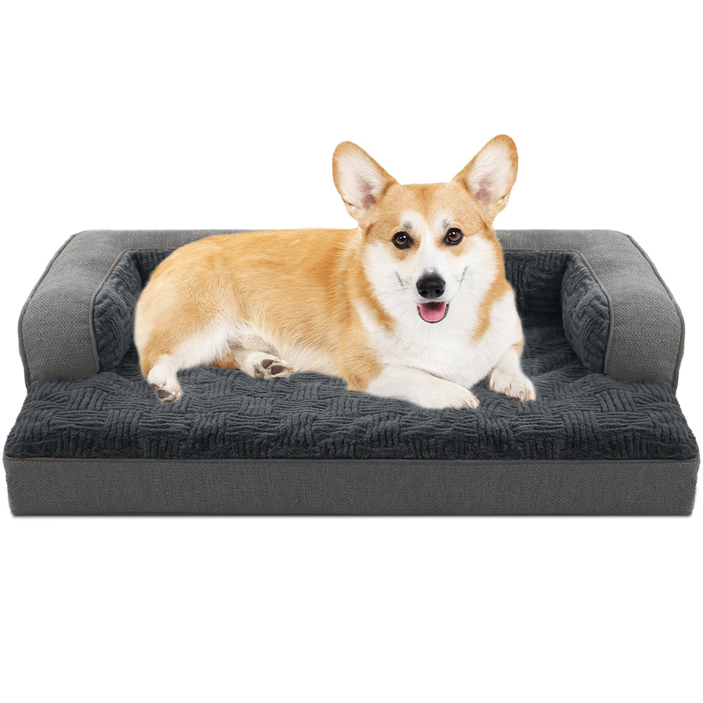 Windracing orthopedic dog bed egg foam closeup demonstrates joint-supporting comfort