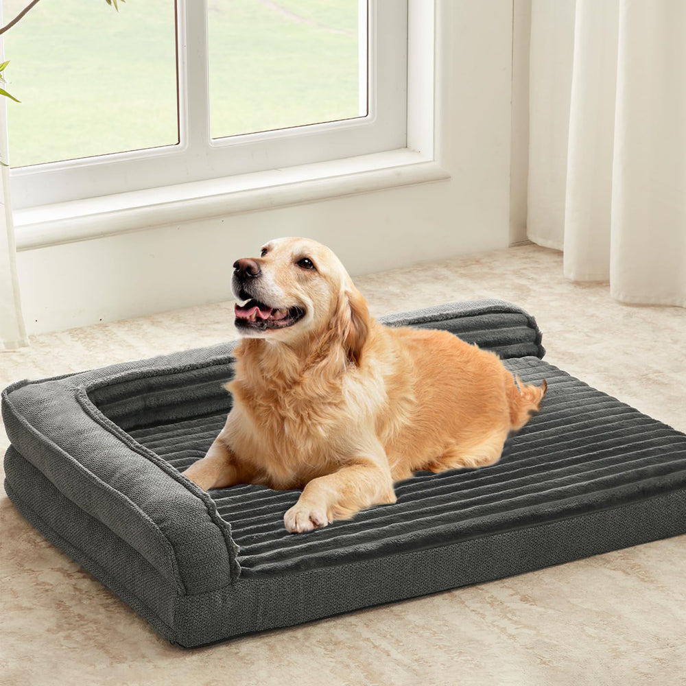 WINDRACING orthopedic dog bed close-up showing egg foam support for joints