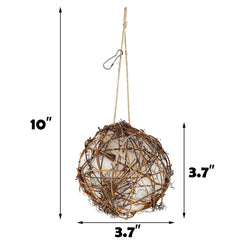 Winemana nesters close-up of natural rattan and soft nesting material