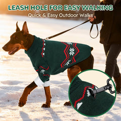 WINGOIN sweater back leash hole enables quick leash attachment