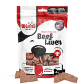 Winni Treats beef liver pack front—single-ingredient training reward