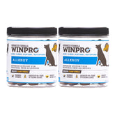 WINPRO Allergy Chews pack shot showing two bottles for convenient, ongoing seasonal allergy support