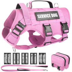 WINSEE tactical dog harness front view for training and everyday wear