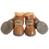 WINSOON Winter Dog Boots anti-slip-sole for secure outdoor traction.