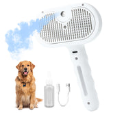 Wisafoi Steam Dog Brush with steam spray action for smoother brushing