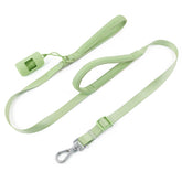 Wisedog two-handle leash with soft padded grips for comfortable all-day walking