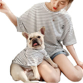 Wiz BBQT matching dog-owner shirt front view for coordinated family walks