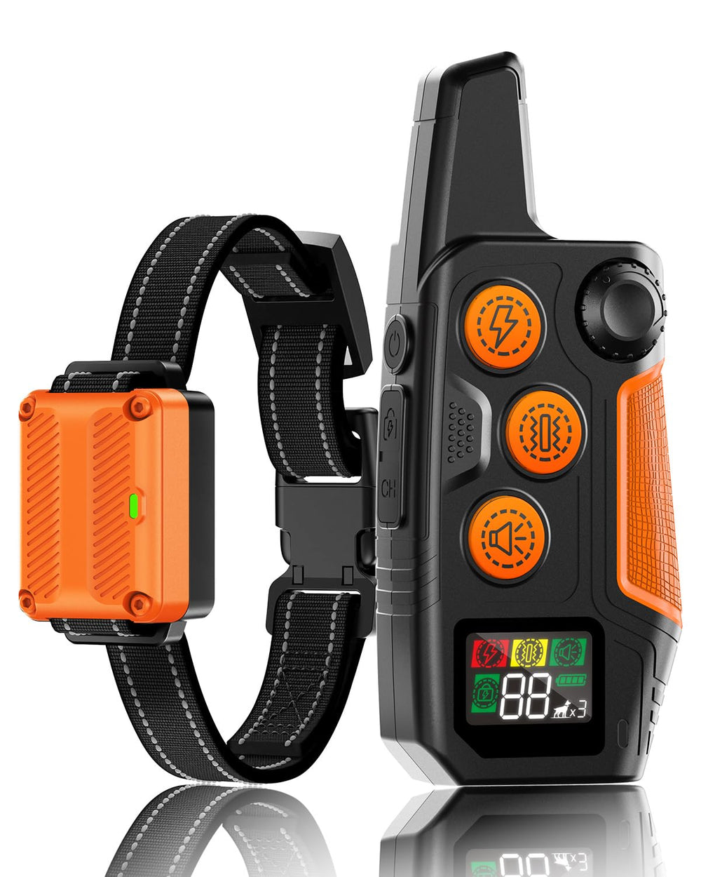 WLLNEE dog shock collar remote control in action for reliable training
