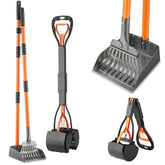 WLQiu 28in pooper scooper extended reach for easy yard cleanup.