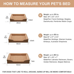 WNPETHOME rose plush dog bed surface provides soft calming comfort