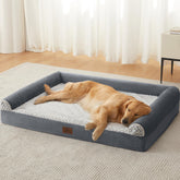 WNPETHOME orthopedic bed front view highlighting supportive foam for joints.