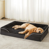 WNPETHOME dog bed with sofa-style design for safer, cozier lounging.