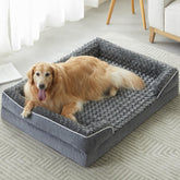 WNPETHOME XL dog bed full view for large dogs, roomy comfort.